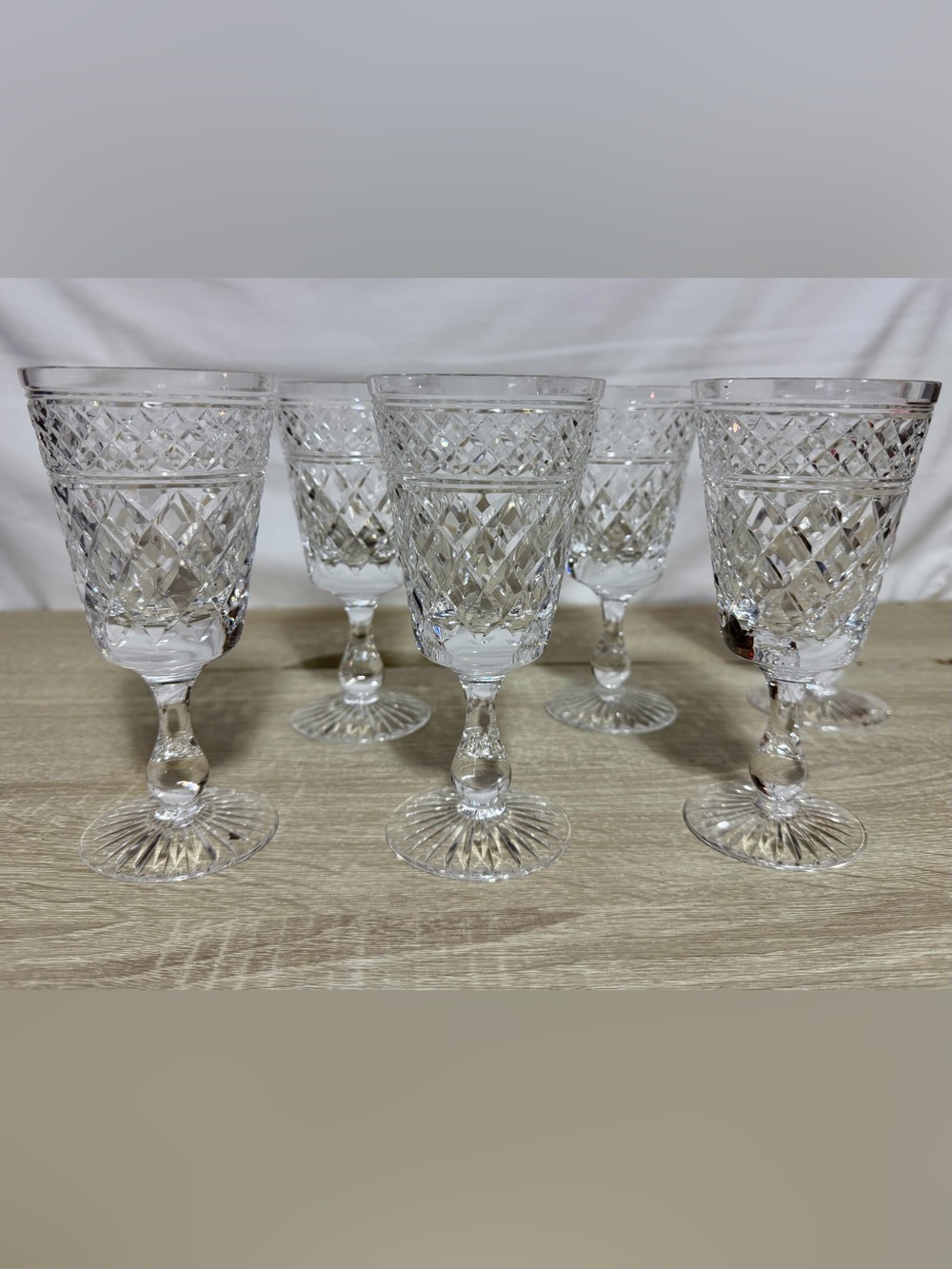 Stuart Crystal Braemar Wine Glasses, Set Of 6, Made In England